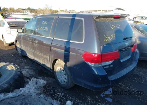 2010 Honda Odyssey Lx из США, поврежденный, VIN 5FNRL3H21AB059857